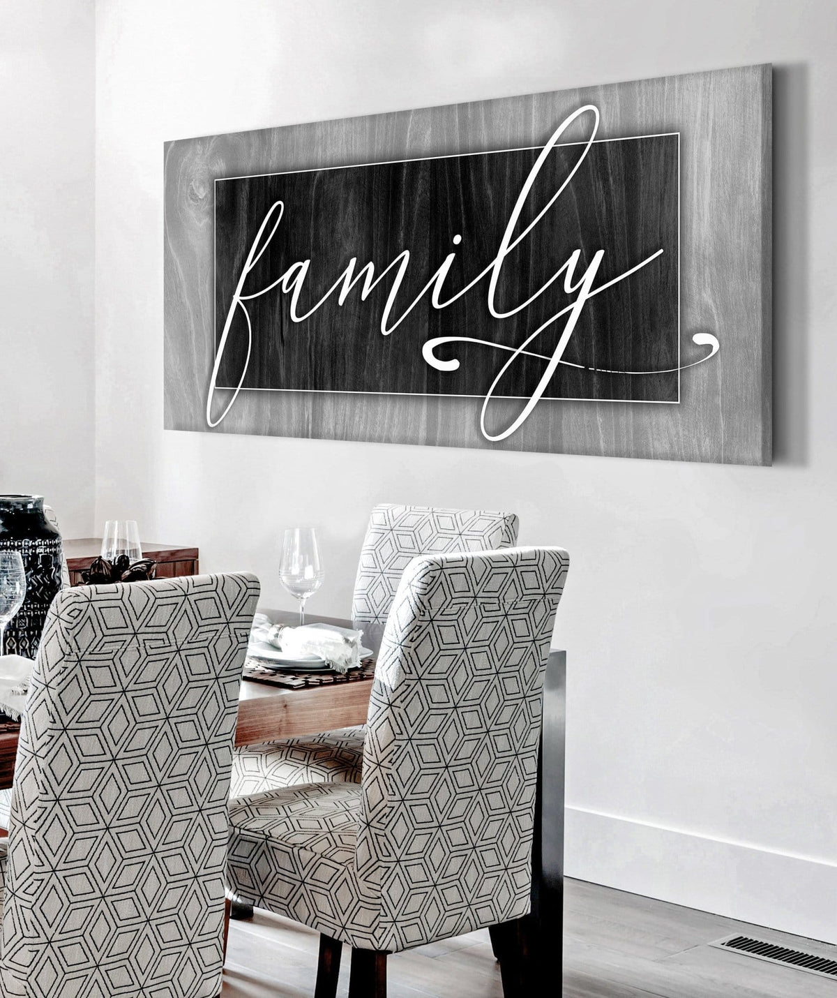 Family Canvas Wall Art – Inspirational Quote Home Décor